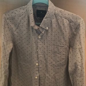Men’s long sleeved button down AEO